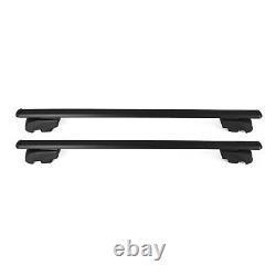 Silver Roof Rail Rack Cross Bars Luggage Carrier For Lincoln Nautilus 2019-2023