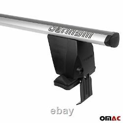 Silver Smooth Top Roof Rack Cross Bar Luggage Carrier For Acura RDX 2007-2012