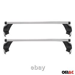 Smooth Roof Rack For Honda Fit 2007-2013 Silver Carrier Top Cross Bar Luggage