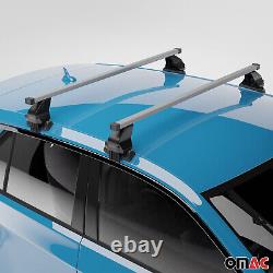 Smooth Roof Rack For Hyundai Accent Sedan 2012-2017 Silver Carrier Cross Bar