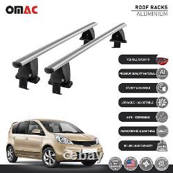 Smooth Top Roof Rack for Nissan Versa 2004-2012 Luggage Carrier Silver
