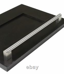 Square Boss Bar Pull Handle Round Knob Kitchen Cabinet Hardware Brushed Nickel