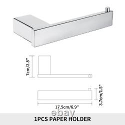 Stainless Steel Bathroom Accessories Wall Shelf Towel Rack Toilet Paper Holder