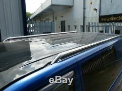 Stainless Steel Roof Rails Rack Rails Bars Carrier Holder for VW T5 SWB