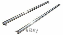 Stainless Steel Side Bars With Rounded Ends for Volkwagen T5 LWB Transporter