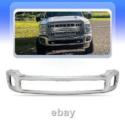 Steel Bumper Cover Face Bar Chrome For 2011-2016 Ford F250 F350 F450 Super Duty