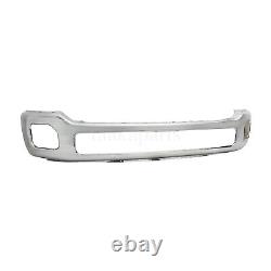 Steel Bumper Cover Face Bar Chrome For 2011-2016 Ford F250 F350 F450 Super Duty