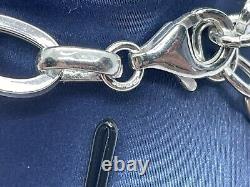 Sterling 925 Silver T Bar Chain Link Bracelet / New & Boxed