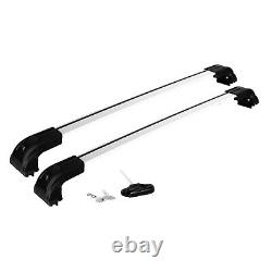 Strong Roof Rack Cross Bars Fits For Genesis GV80 2021-2023 Silver Color