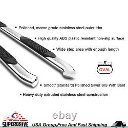 SuperDrive 4 Bent Nerf Bars for 2019-2022 New Body Dodge Ram 1500 Extended Cab
