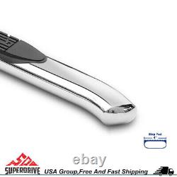 SuperDrive 4 Bent Side Step Bar 2007-2018 GMC Sierra 1500 2500 3500 Double Cab