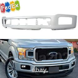 UX Ingot Silver Fit Ford F-150 F150 XL XLT 2018-2020 Front Bumper Cover Face Bar