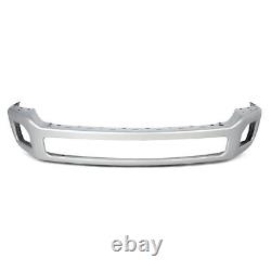 UX Ingot Silver Front Bumper Face Bar For 2011-2016 F-250 F-350 F-450 Super Duty