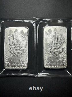 Unity & Liberty Symbol 5 oz. 999 Fine Silver Bar Sealed