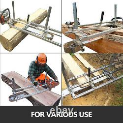 VEVOR Chainsaw Mill Planking Milling From 18 to 48 Guide Bar Arborist Portable