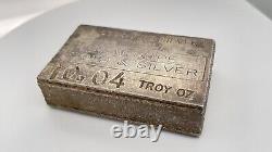 Vintage New Hope Gold & Silver 10.04 Troy Ounce. 999+ Fine Silver Bar