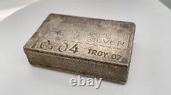 Vintage New Hope Gold & Silver 10.04 Troy Ounce. 999+ Fine Silver Bar