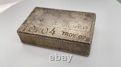 Vintage New Hope Gold & Silver 10.04 Troy Ounce. 999+ Fine Silver Bar