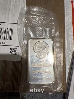 Vintage Rare 5 oz Silver Bar CMX Corporation Seattle 999 Fine Made By Northwest