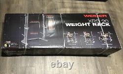 Weider XRS 20 Olympic Squat Weight Rack/Bench Press Stand Spotters and Bar Holds