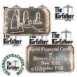 World Financial Center Battery Park New York City 1 Troy Oz 999 Silver Bar 1988