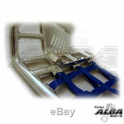 Yamaha Raptor 700 Nerf Bars Pro Peg Alba Pro Elite Silver Blue 197 T7 SL